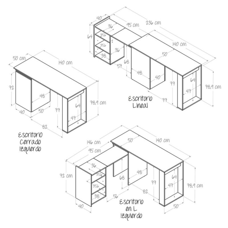 Escritorio Extensible Space  Maderkit Tienda Online - Maderkit Tienda  Online Colombia