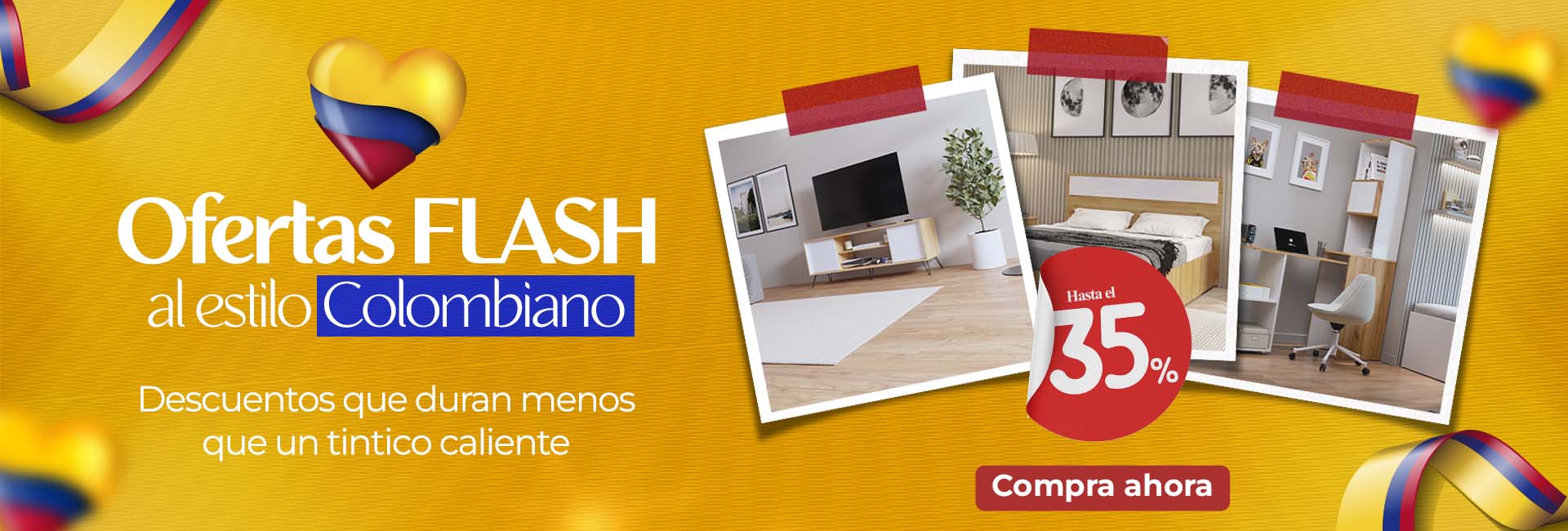 Hasta 35% DCTO en Ofertas Flash de Maderkit