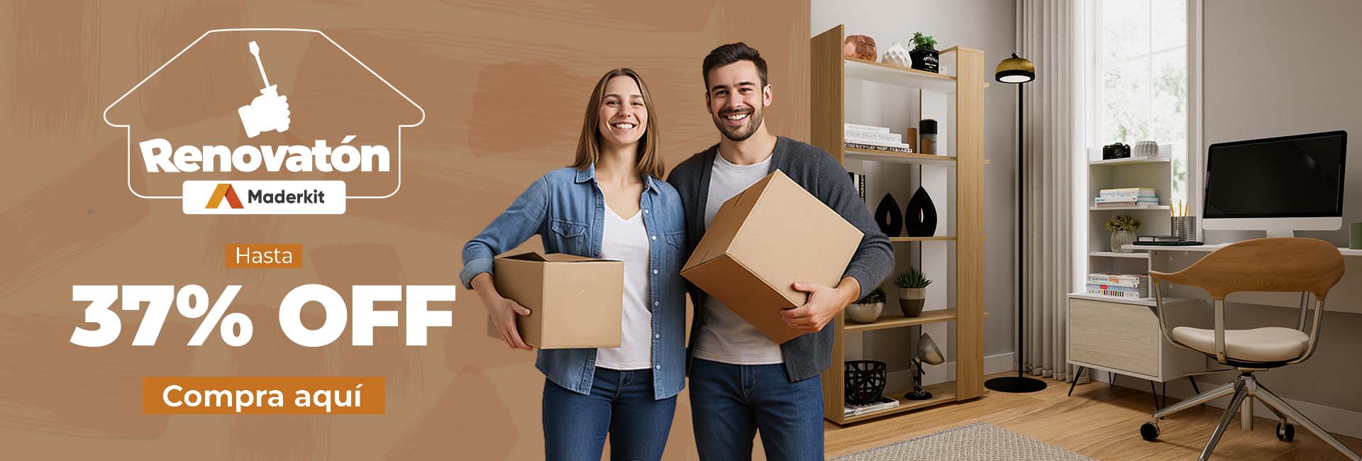 Hasta 37% DCTO en la Renovatón de Maderkit