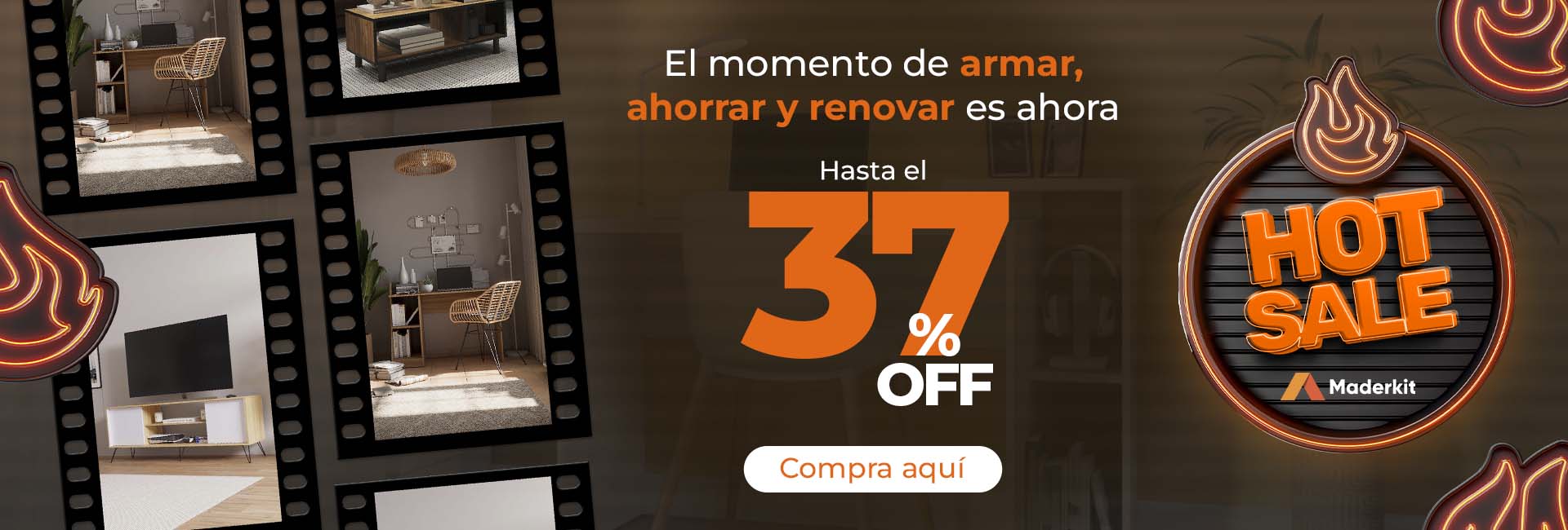 Hasta 37% DCTO en Hot Sale de Maderkit